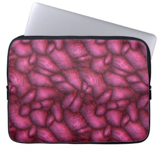 Purple alien stones abstract texture computer sleeves