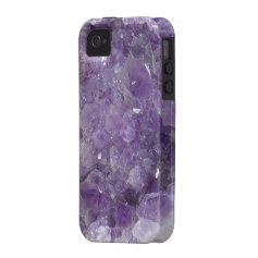 Purple Amethyst Precious Gems Vibe iPhone 4 Covers