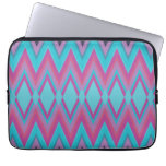 Purple and Aqua Tribal Computer Sleeves
