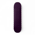 Purple And Black Checkered Deck skateboards