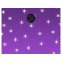 Purple and Black Christmas Bauble. Flyer Design