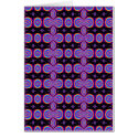 Purple and Black Fractal Pattern cards