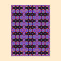 Purple and Black Fractal Pattern postcards by DonnaGraysonAbstract Purple and Black Fractal Pattern postcards