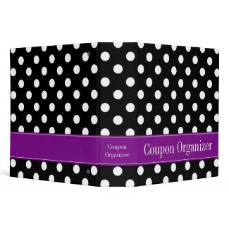 Purple and Black Polka Dot 2