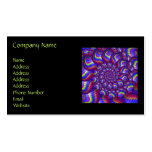 Purple and Blue Balls Fractal Pattern business cards