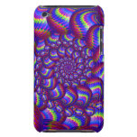 Purple and Blue Balls Fractal Pattern iPod Touch Covers