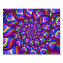 Purple and Blue Balls Fractal Pattern