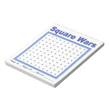 Purple and Blue Dot Game Notepad