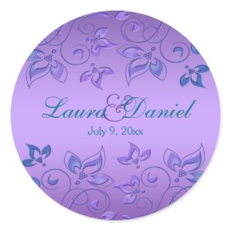 Purple and Blue Floral 1.5
