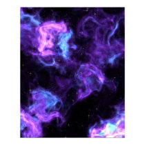 Purple and Blue Nebula Poster posters
