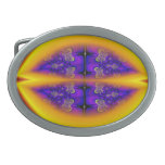 Purple and Gold Lace Belt Buckle