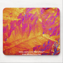 Purple and gold leaves mousepads
