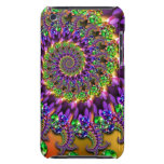 Purple and Green Bokeh Fractal Pattern iPod Touch Case
