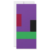 Purple and Green Squares rack cards by tmunoz91 Purple and Green Squares rack cards