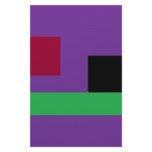 Purple and Green Squares Personalized Stationery