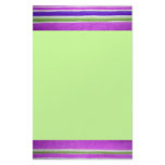 Purple and Green Stationery