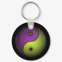 purple and green yin yang keychains by eddieskillz03 purple and green yin yang keychains