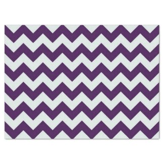 Purple and Light Blue Zigzag 17" X 23" Tissue Paper