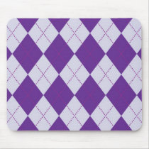 Purple and Light Purple Argyle Pattern mousepads by fantasian_angel Purple and Light Purple Argyle Pattern mousepads