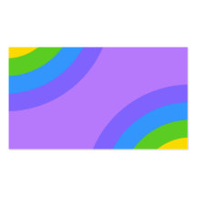 Purple and Multicolor Abstract. Business Card