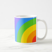 Purple and Multicolor Abstract. Coffee Mugs