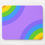 Purple and Multicolor Abstract. Mouse Pad