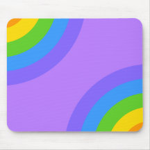 Purple and Multicolor Abstract. Mouse Pad