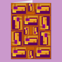 Purple and Orange cards by laohare Purple and Orange cards