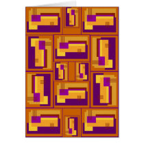Purple and Orange cards