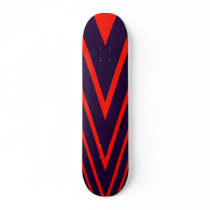 PURPLE AND ORANGE RETRO skateboards