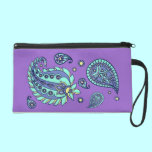 Purple and Pastels Paisley Bagettes Bag bagettes bags