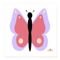Purple And Pink Butterfly posters