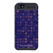 Purple and Pink Polka Dots iPhone 5 Covers