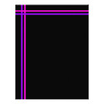 Purple and Pink Simple Stripes Letterhead Design