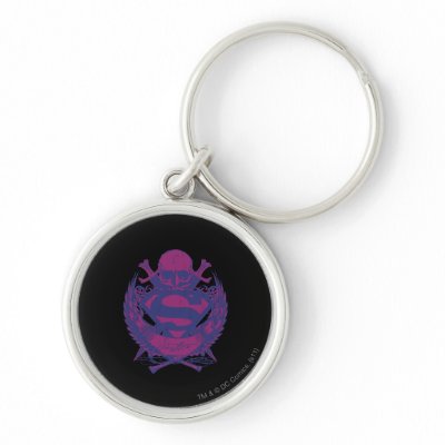 Purple and Pink Skull keychains