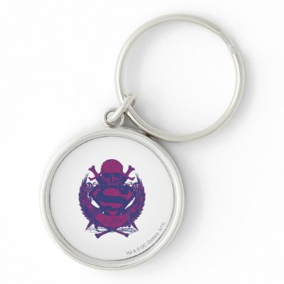 Purple and Pink Skull keychains