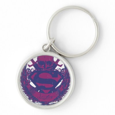 Purple and Pink Skull keychains