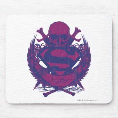 Purple and Pink Skull mousepads