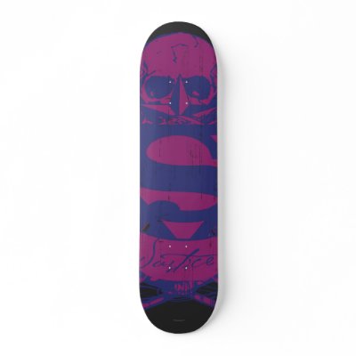 Purple and Pink Skull skateboards