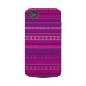 Purple and Pink Stripy Stars and Spots Pattern casemate_case