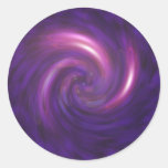 Purple and Pink Swirls Sticker