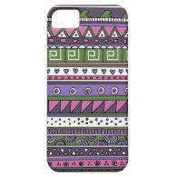 Girly Purple and Pink Tribal aztec iPhone 5 case