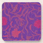 Purple and Red Cork Coaster Set cork coasters