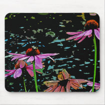Purple and Red Mousepad
