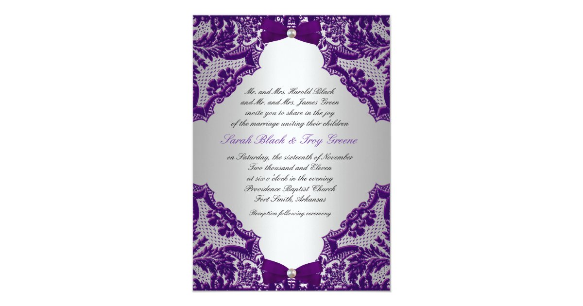 Image Result For Wedding Invitation Purple Image Result For Wedding Invitation Purple