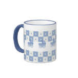 Purple and White Baby Carriage Mug Purple and White Baby Carriage Mug