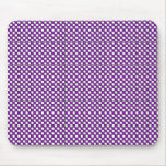 Purple and White Checkered Mousepad Purple and White Checkered Mousepad