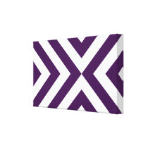 Purple and White Chevrons canvas prints