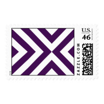 Purple and White Chevrons stamps