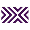 Purple and White Chevrons